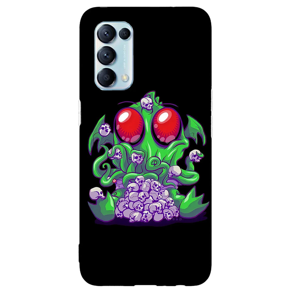 Husa compatibila cu Oppo Reno 6 Pro 5G model Baby Cthulu, Silicon, TPU, Viceversa - Viceversa