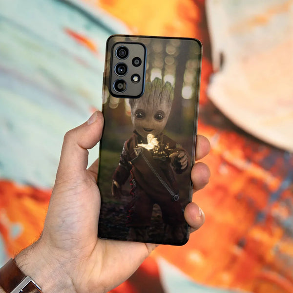 Husa compatibila cu Samsung Galaxy A53 5G model Baby Groot, Silicon, TPU, Viceversa - Viceversa
