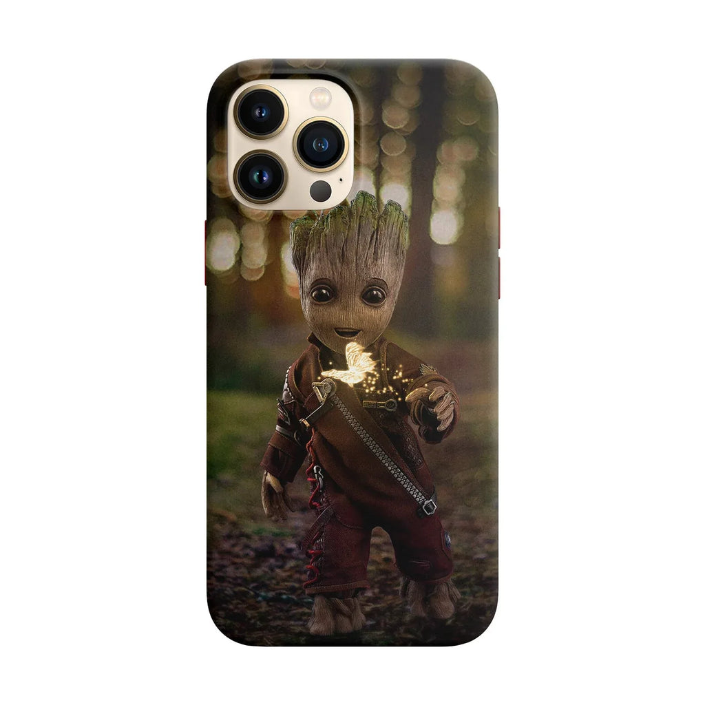 Husa compatibila cu Apple iPhone 11 Pro Max model Baby Groot, Silicon, TPU, Viceversa - Viceversa