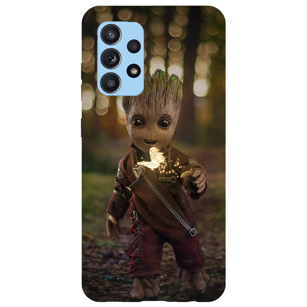 Husa compatibila cu Samsung Galaxy A53 5G model Baby Groot, Silicon, TPU, Viceversa - Viceversa