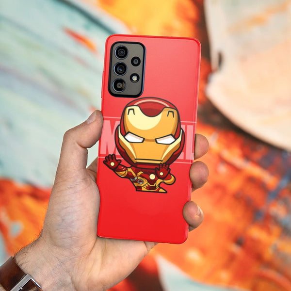 Husa compatibila cu Samsung Galaxy A73 5G model Baby Iron Man, Silicon, TPU, Viceversa