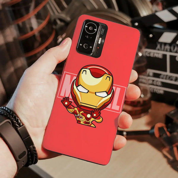 Husa compatibila cu Xiaomi Redmi 10X model Baby Iron Man, Silicon, TPU, Viceversa - Viceversa
