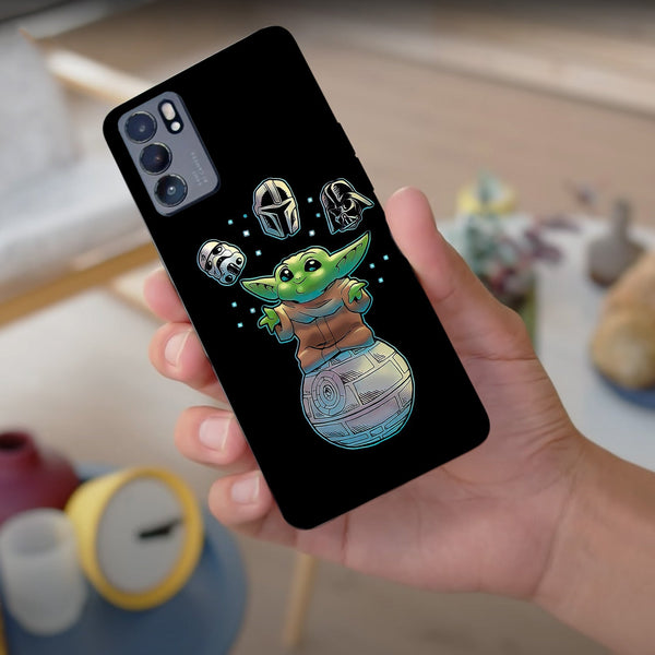 Husa compatibila cu Oppo Reno 5 4G model Baby Yoda, Silicon, TPU, Viceversa
