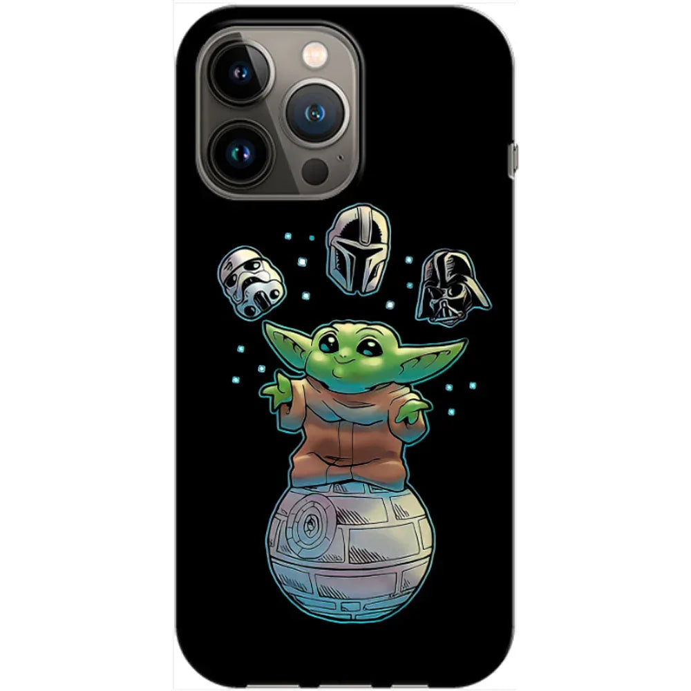 Husa compatibila cu Apple iPhone 14 Pro model Baby Yoda, Silicon, TPU, Viceversa - Viceversa