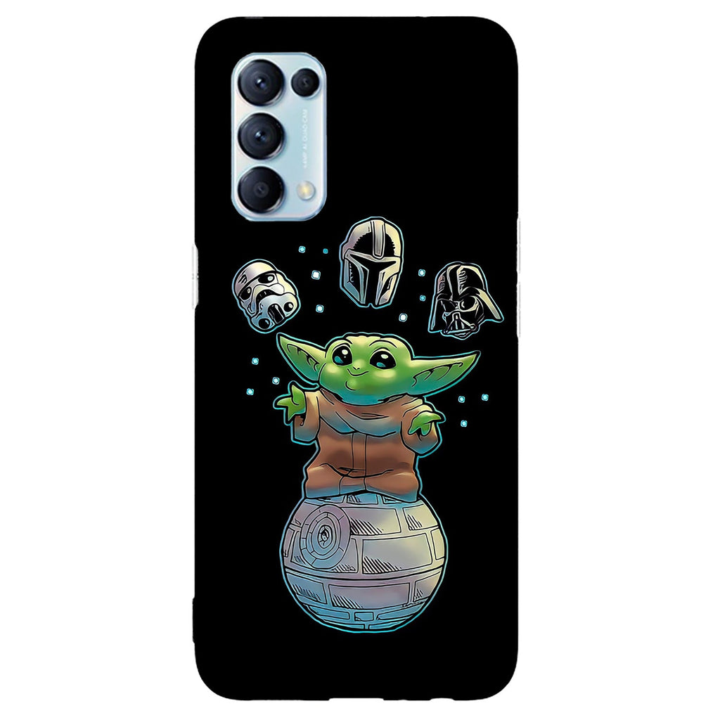 Husa compatibila cu Oppo Reno 5 4G model Baby Yoda, Silicon, TPU, Viceversa