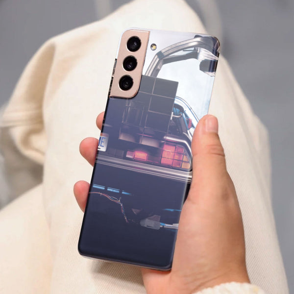 Husa compatibila cu Samsung Galaxy S21 FE model Back to the Future, Silicon, TPU, Viceversa