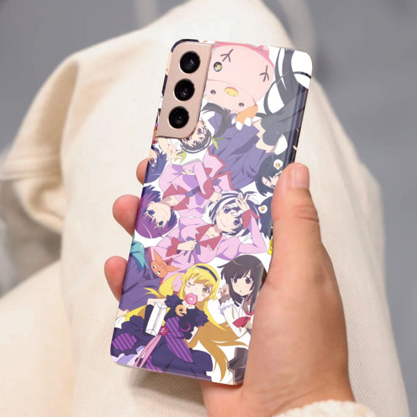 Husa compatibila cu Samsung Galaxy S21 FE model Bakemonogatari, Silicon, TPU, Viceversa