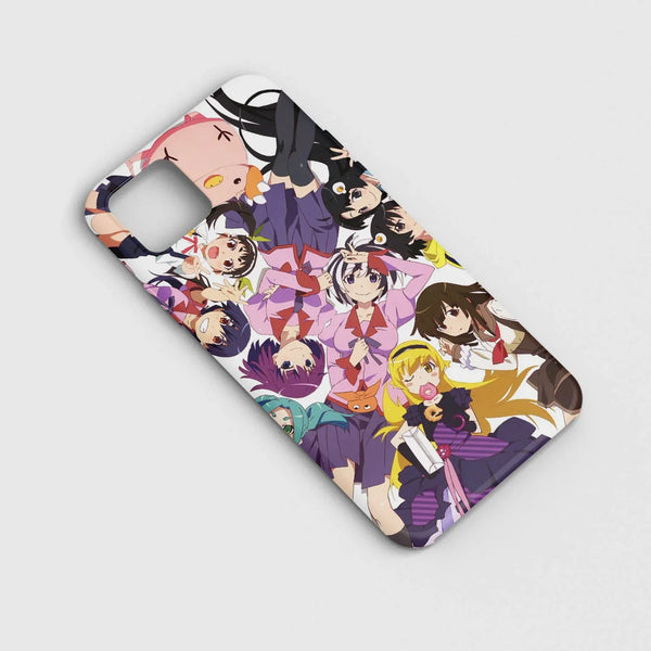 Husa compatibila cu Apple iPhone 12 Mini model Bakemonogatari, Silicon, TPU, Viceversa - Viceversa