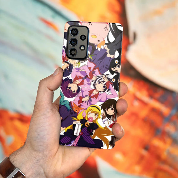 Husa compatibila cu Samsung Galaxy A53 5G model Bakemonogatari, Silicon, TPU, Viceversa - Viceversa