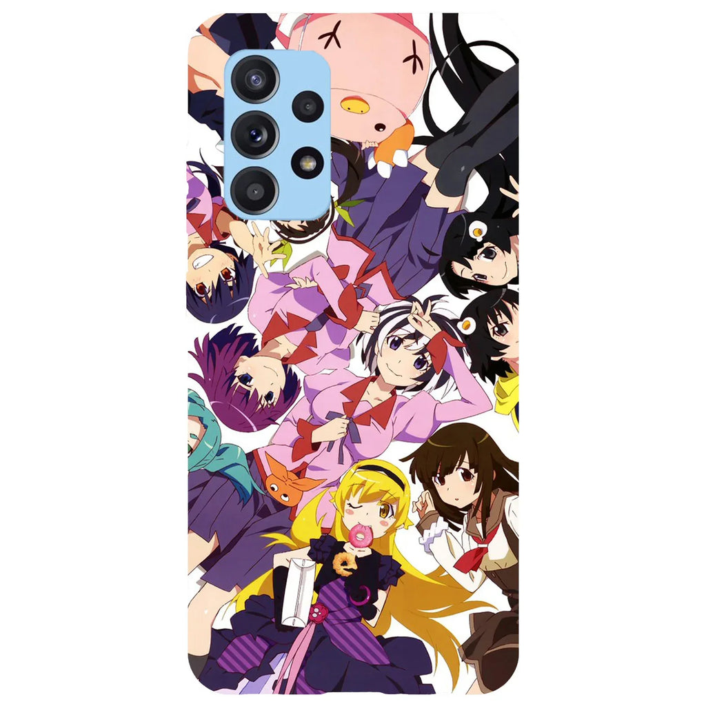 Husa compatibila cu Samsung Galaxy A53 5G model Bakemonogatari, Silicon, TPU, Viceversa - Viceversa