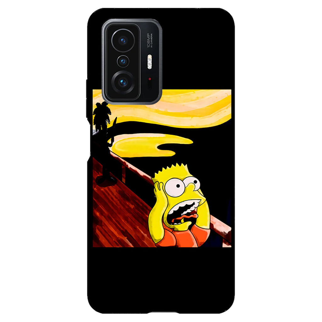 Husa compatibila cu Xiaomi Mi 11 Lite model Bart Simson, Silicon, TPU, Viceversa