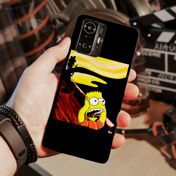 Husa compatibila cu Xiaomi Mi 11 Lite model Bart Simson, Silicon, TPU, Viceversa