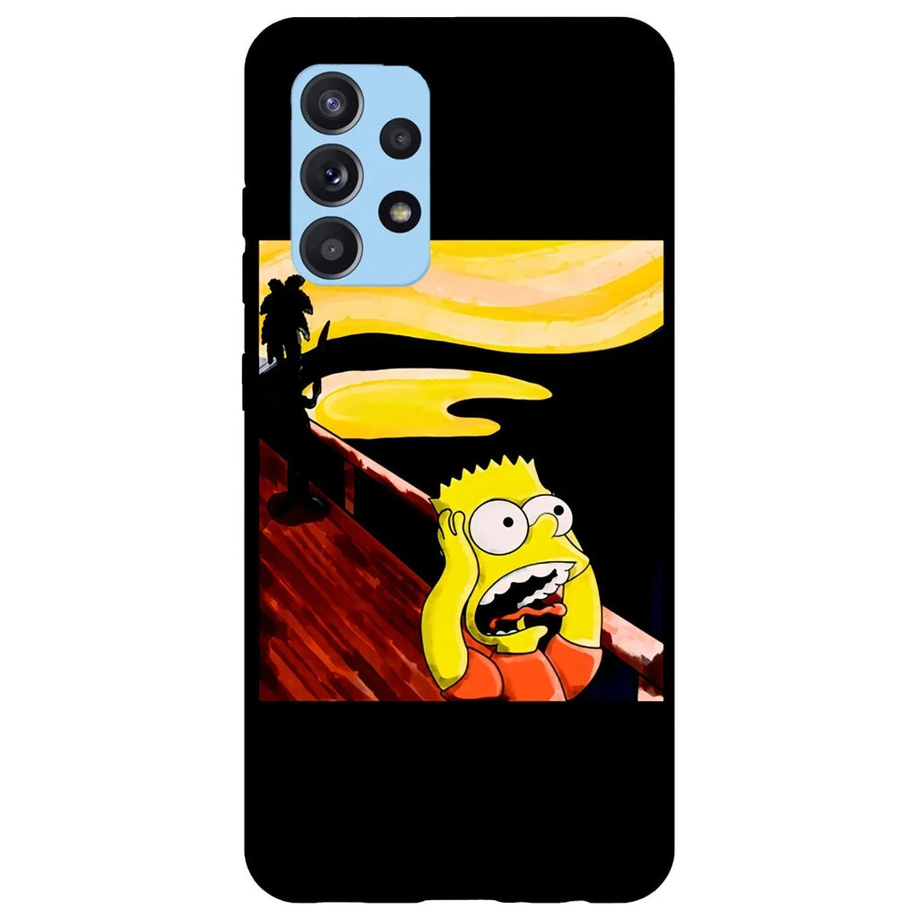 Husa compatibila cu Samsung Galaxy A22 5G model Bart Simson, Silicon, TPU, Viceversa - Viceversa