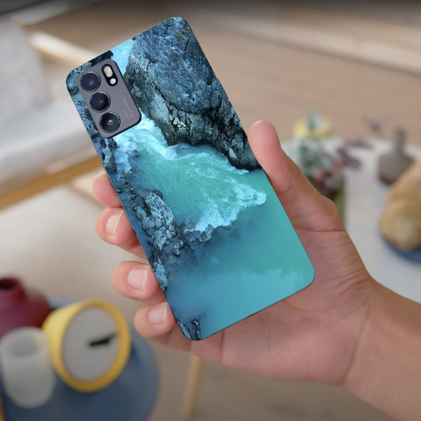 Husa compatibila cu Oppo Reno 5 4G model Beautiful River, Silicon, TPU, Viceversa