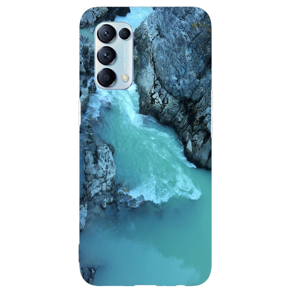 Husa compatibila cu Oppo Reno 5 4G model Beautiful River, Silicon, TPU, Viceversa
