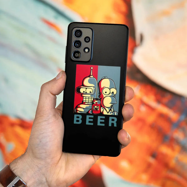 Husa compatibila cu Samsung Galaxy A53 5G model Beer Brothers, Silicon, TPU, Viceversa - Viceversa