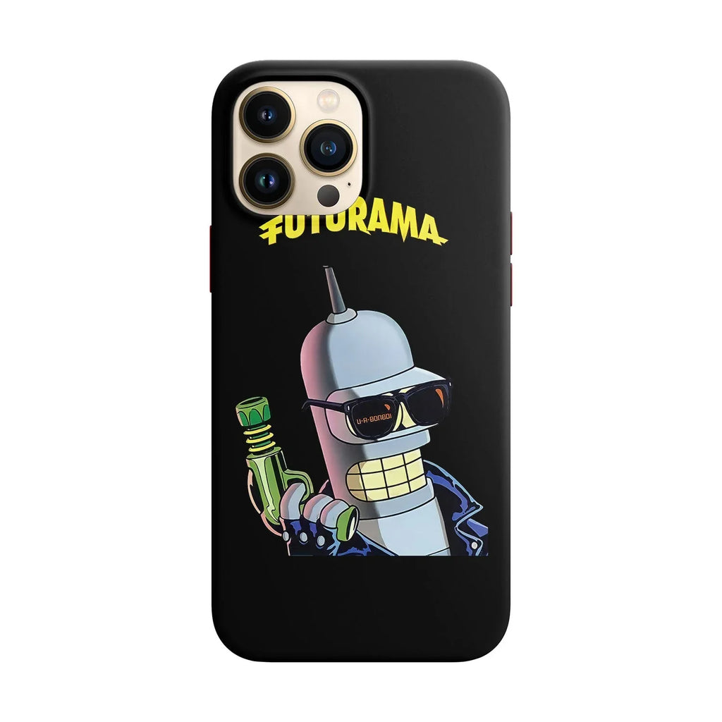 Husa compatibila cu Apple iPhone 11 model Bender Futurama, Silicon, TPU, Viceversa - Viceversa