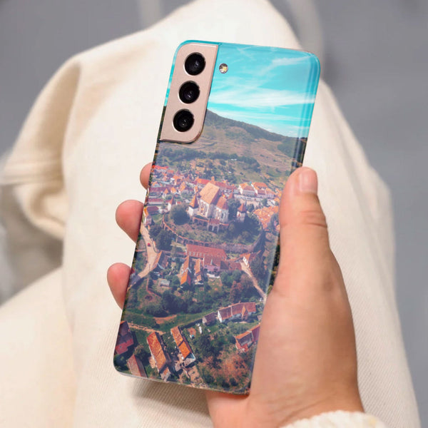 Husa compatibila cu Samsung Galaxy S21 FE model Biertan Romania, Silicon, TPU, Viceversa