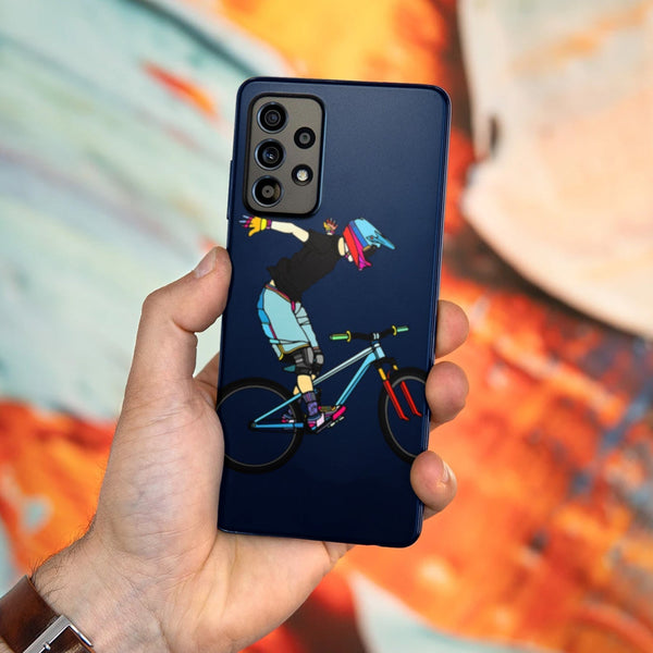 Husa compatibila cu Samsung Galaxy A73 5G model Bikemania, Silicon, TPU, Viceversa