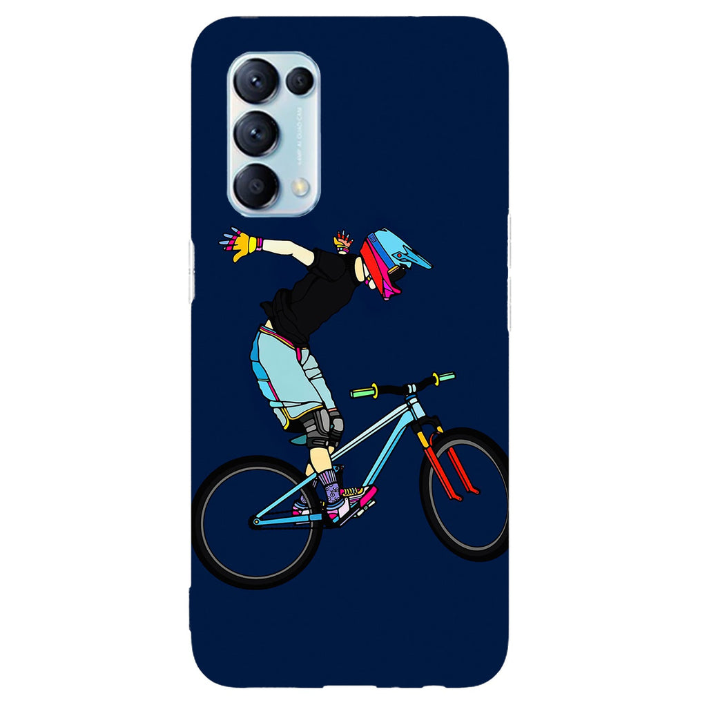 Husa compatibila cu Oppo Reno 5 4G model Bikemania, Silicon, TPU, Viceversa