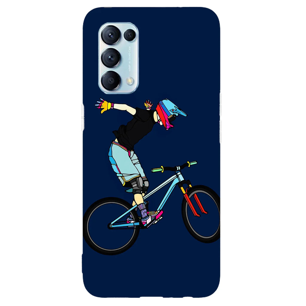 Husa compatibila cu Oppo Reno 6 Pro 5G model Bikemania, Silicon, TPU, Viceversa - Viceversa