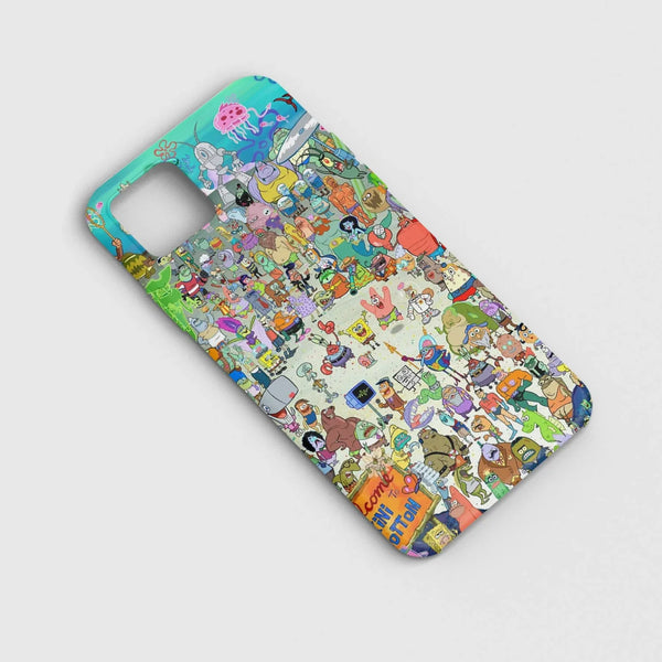 Husa compatibila cu Apple iPhone 11 model Bikini Bottom Spongebob, Silicon, TPU, Viceversa - Viceversa