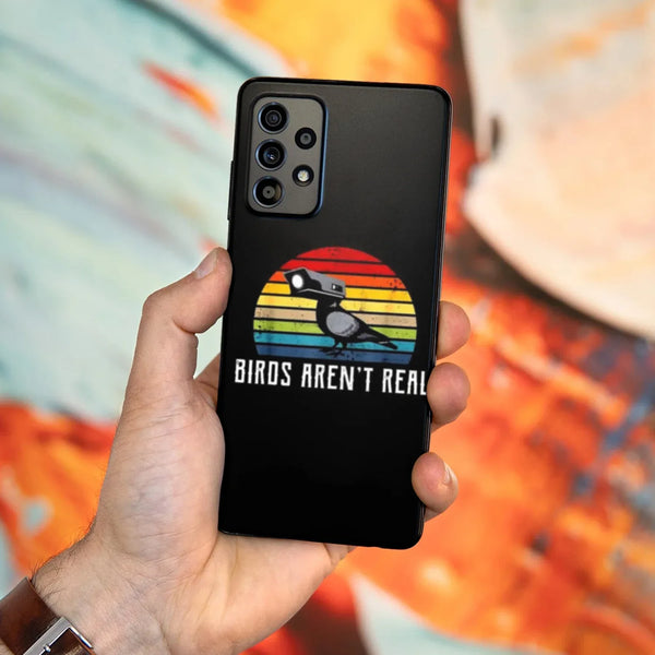 Husa compatibila cu Samsung Galaxy A53 5G model Birds arent real, Silicon, TPU, Viceversa - Viceversa