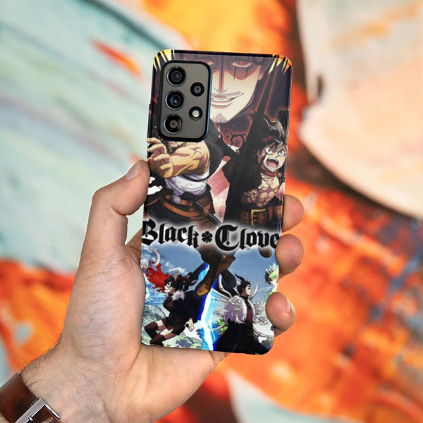 Husa compatibila cu Samsung Galaxy A73 5G model Black Clover, Silicon, TPU, Viceversa