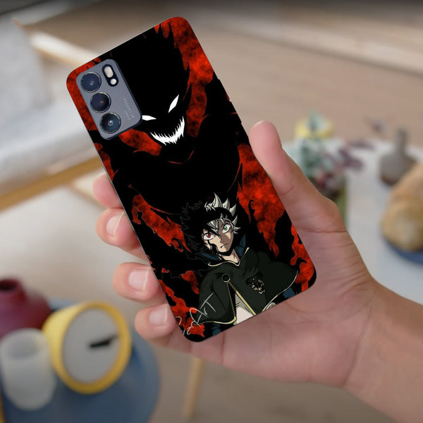 Husa compatibila cu Oppo Reno 5 4G model Black Clover Astra's Demons, Silicon, TPU, Viceversa