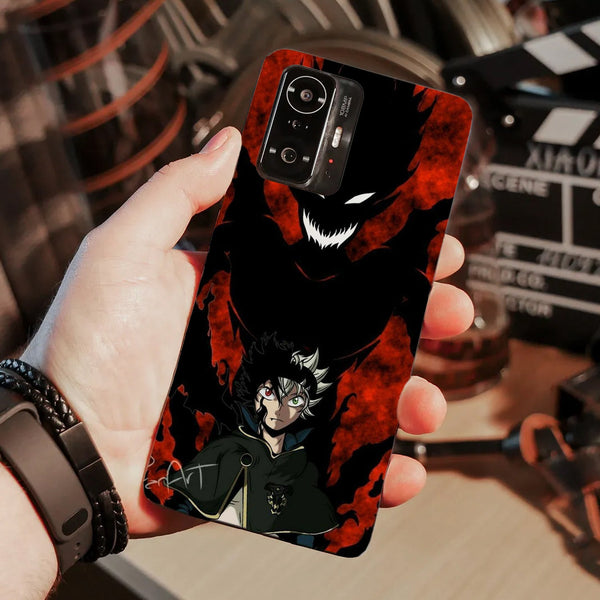 Husa compatibila cu Xiaomi Mi 11 Lite model Black Clover Astra's Demons, Silicon, TPU, Viceversa