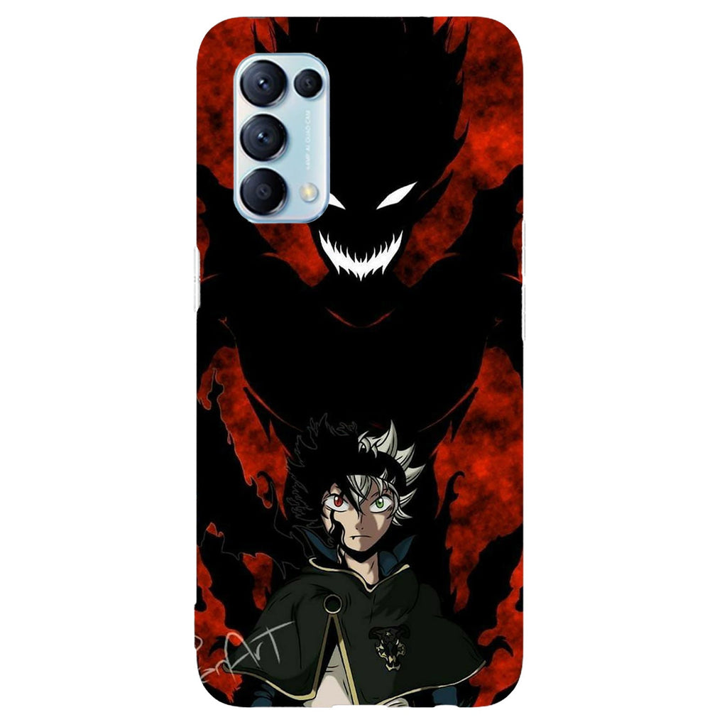 Husa compatibila cu Oppo Reno 5 4G model Black Clover Astra's Demons, Silicon, TPU, Viceversa