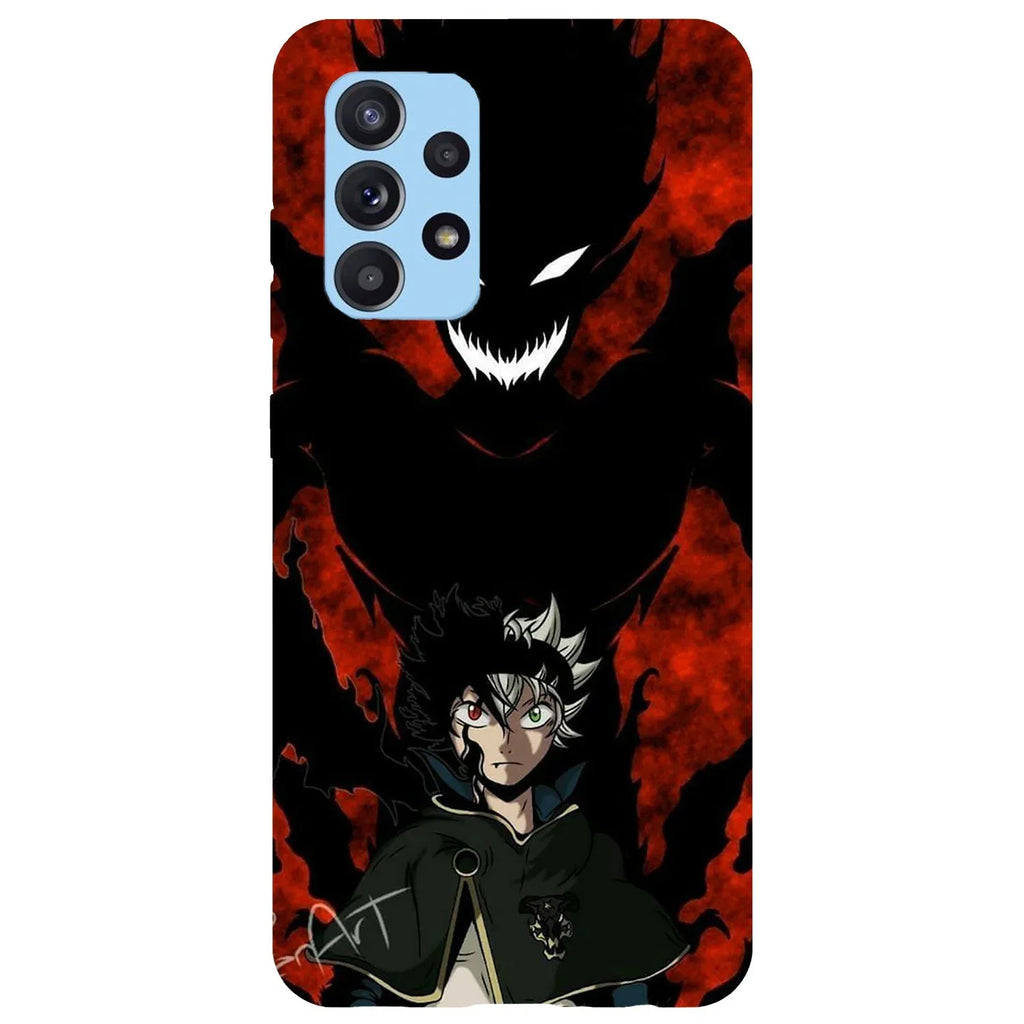 Husa compatibila cu Samsung Galaxy A73 5G model Black Clover Astra's Demons, Silicon, TPU, Viceversa - Viceversa