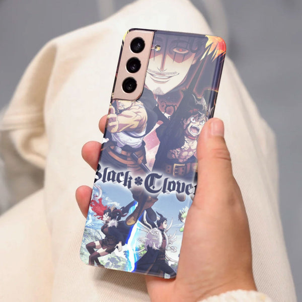 Husa Samsung Galaxy S21 FE model Black Clover, Silicon, TPU, Viceversa