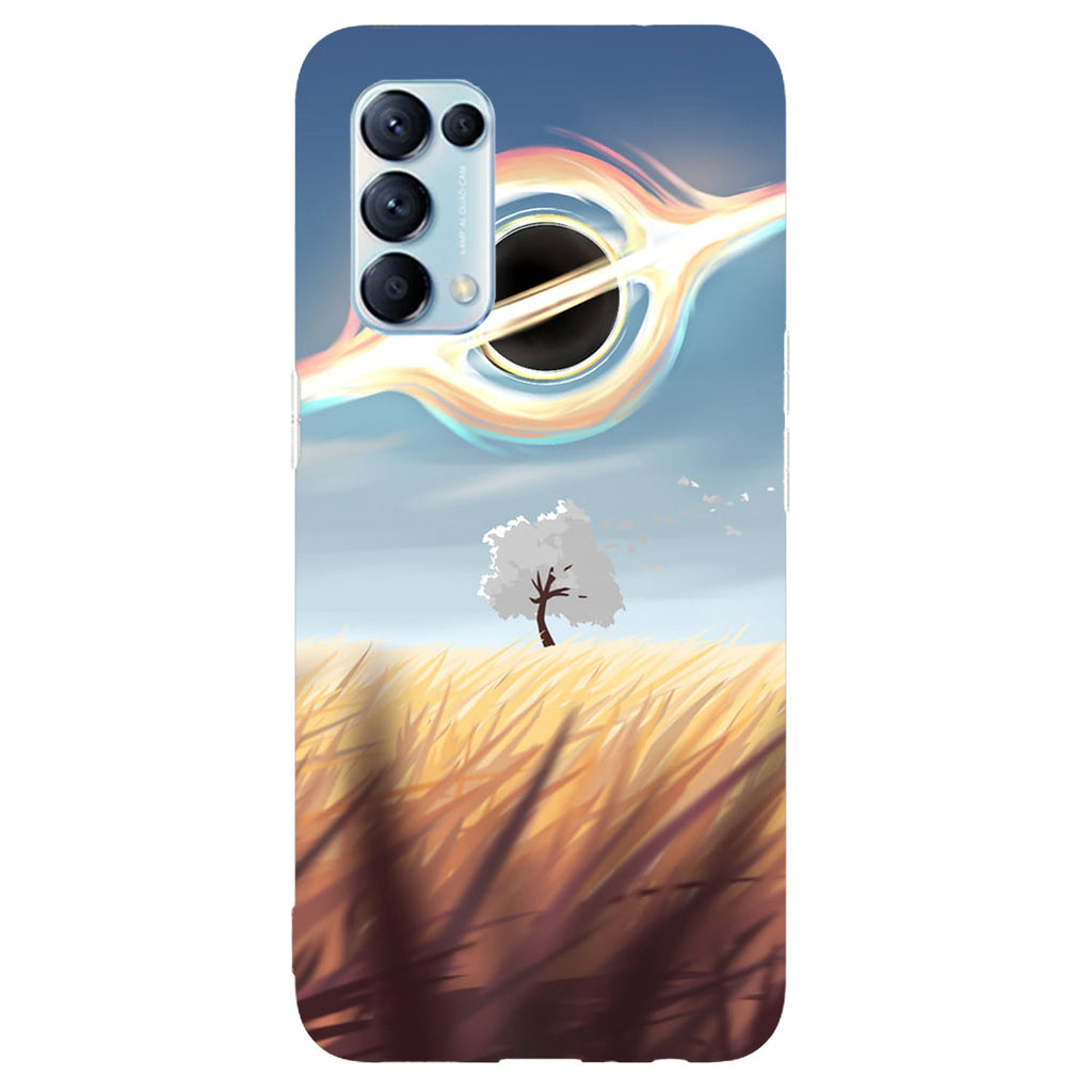 Husa compatibila cu Oppo Reno 5 4G model Black Hole, Silicon, TPU, Viceversa