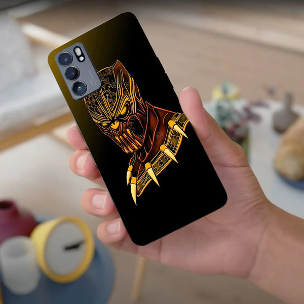Husa compatibila cu Oppo Find X3 model Black Panther, Silicon, TPU, Viceversa - Viceversa