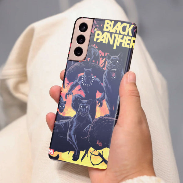 Husa compatibila cu Samsung Galaxy S21 FE model Black Phanter, Silicon, TPU, Viceversa