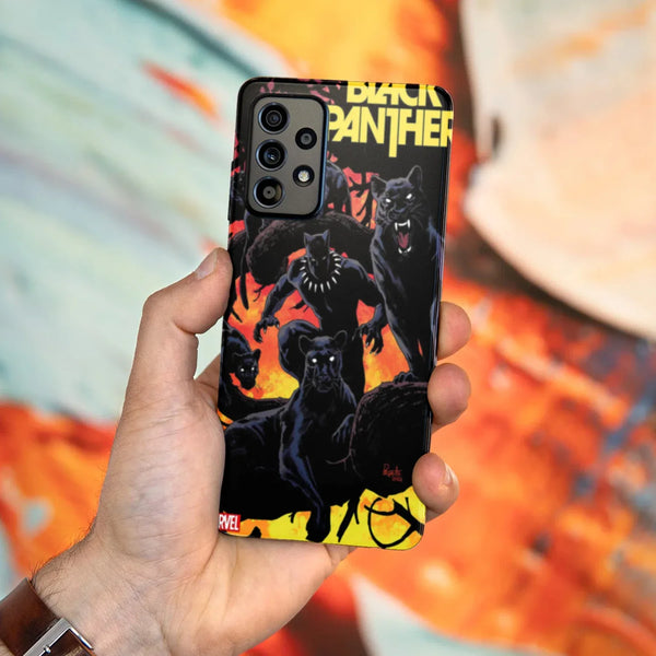 Husa compatibila cu Samsung Galaxy A53 5G model Black Phanter, Silicon, TPU, Viceversa - Viceversa