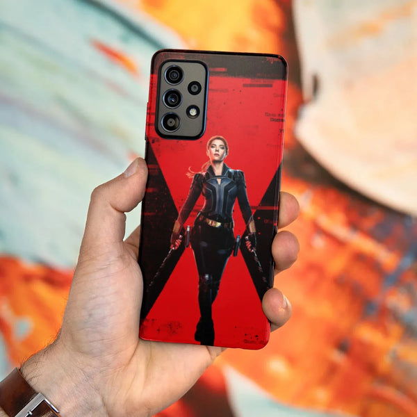 Husa compatibila cu Samsung Galaxy A53 5G model Black Widow, Silicon, TPU, Viceversa - Viceversa