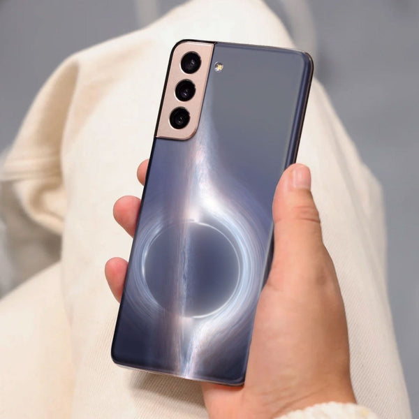 Husa compatibila cu Samsung Galaxy S21 FE model Black hole, Silicon, TPU, Viceversa