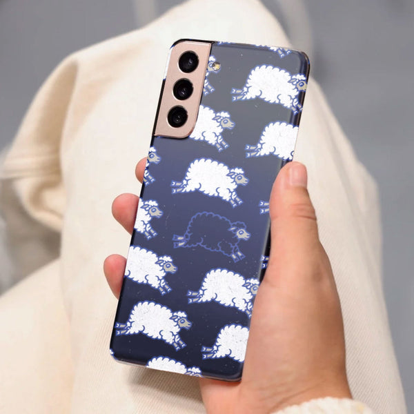 Husa compatibila cu Samsung Galaxy S21 FE model Black sheep, Silicon, TPU, Viceversa