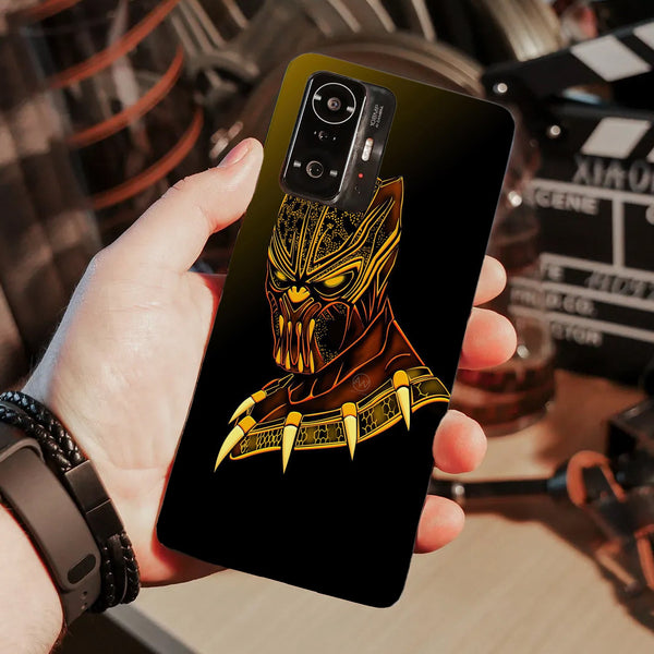 Husa compatibila cu Xiaomi Mi 11 Lite model Black Panther, Silicon, TPU, Viceversa