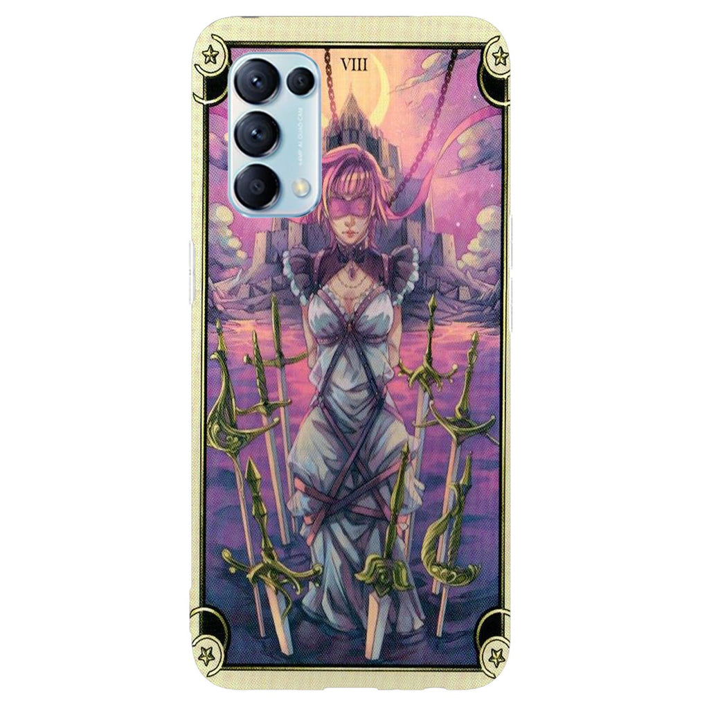 Husa compatibila cu Oppo Reno 5 4G model Blinding Swords, Silicon, TPU, Viceversa