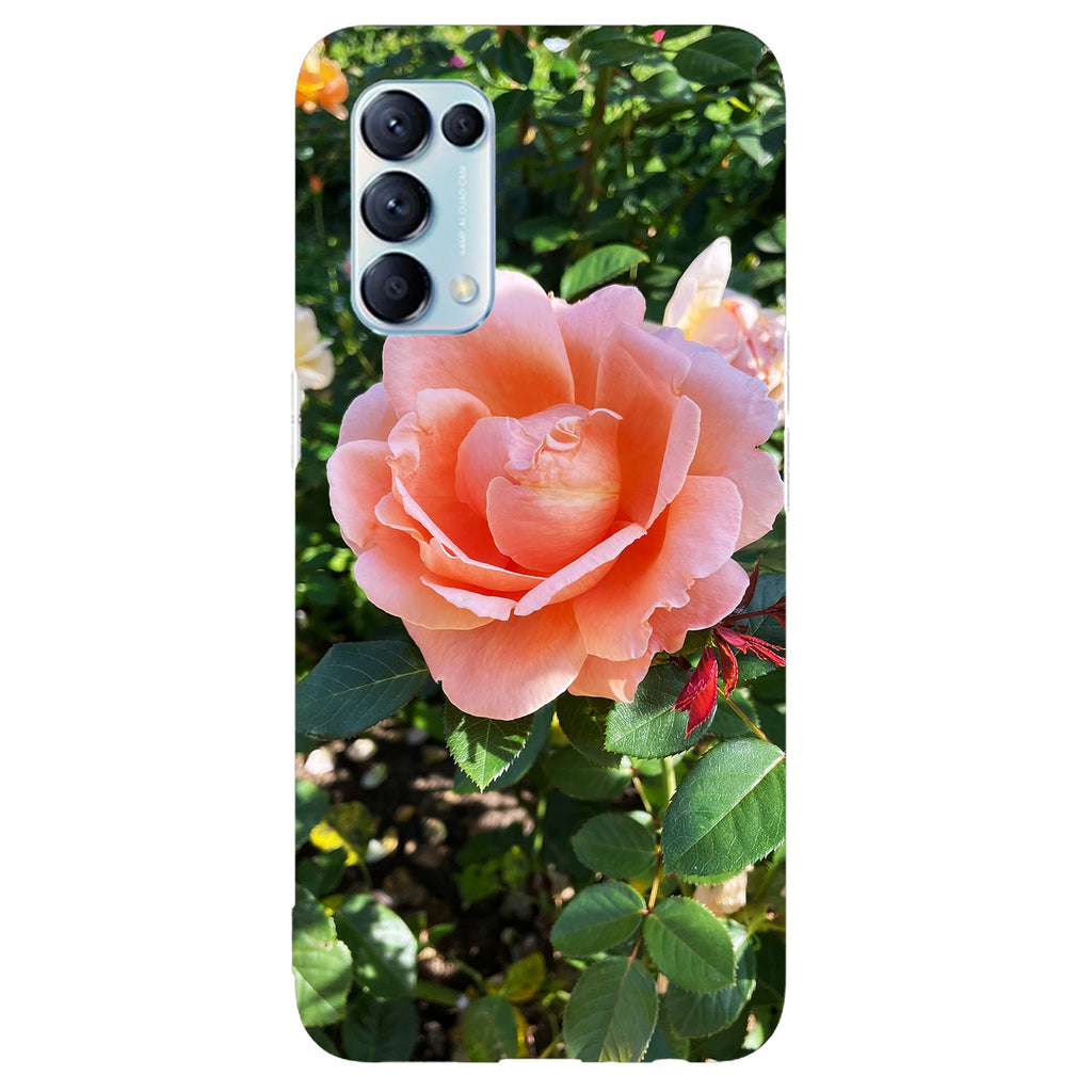 Husa compatibila cu Oppo Reno 5 4G model Blooming Rose, Silicon, TPU, Viceversa