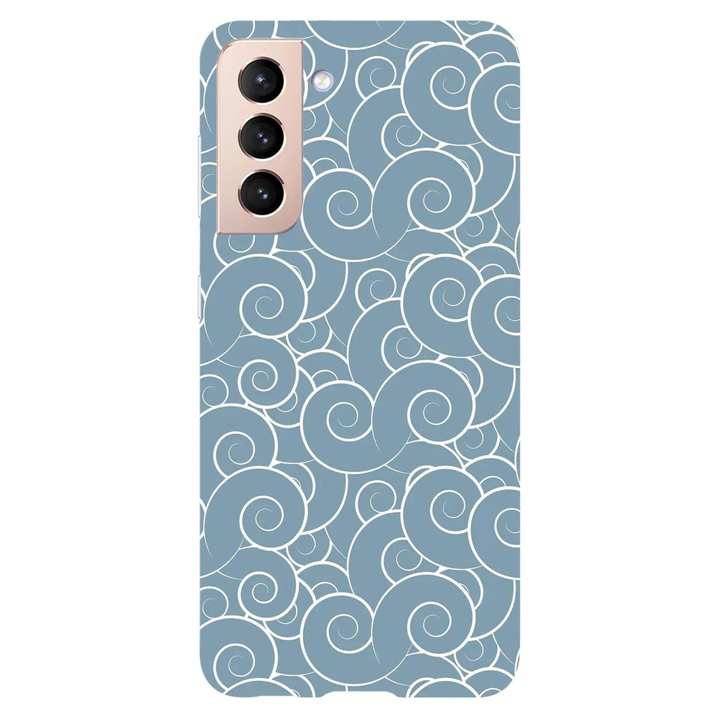 Husa compatibila cu Samsung Galaxy S21 Ultra model Blue Clouds, Silicon, TPU, Viceversa - Viceversa