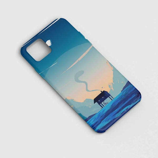 Husa Apple iPhone 12 Mini model Blue nature, Silicon, TPU, Viceversa - Viceversa
