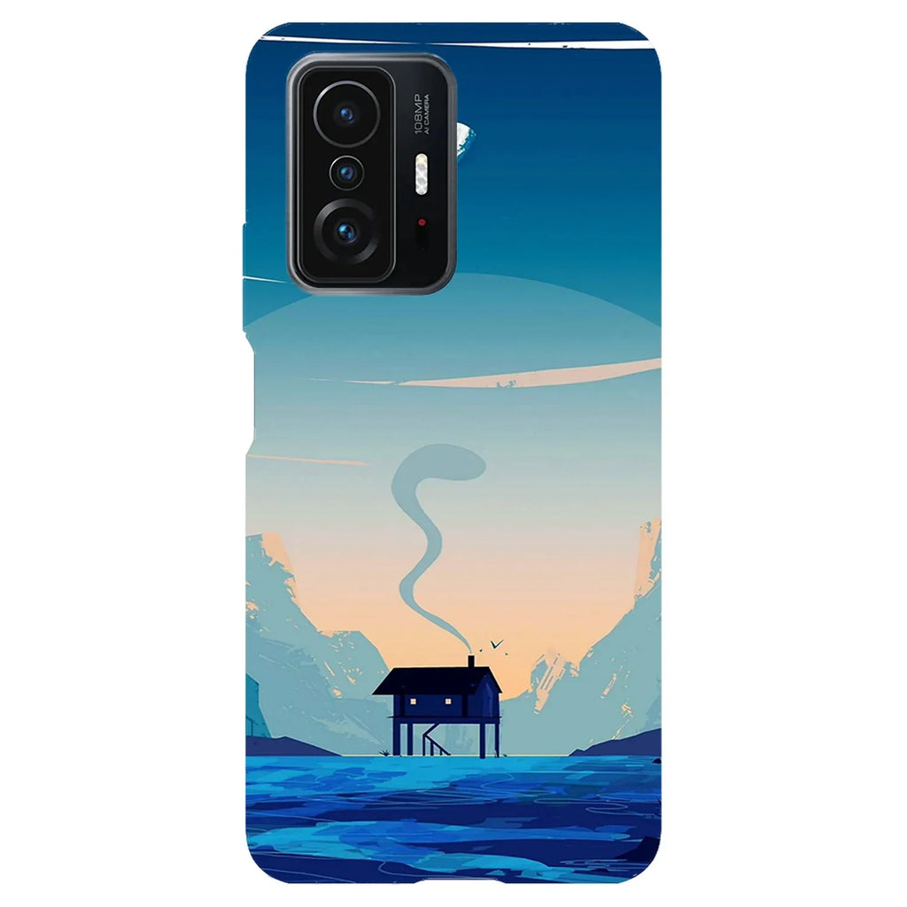 Husa compatibila cu Poco F3 Pro model Blue nature, Silicon, TPU, Viceversa - Viceversa