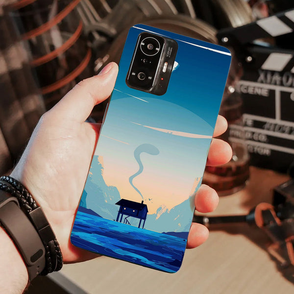 Husa compatibila cu Xiaomi Mi 11 Lite model Blue nature, Silicon, TPU, Viceversa