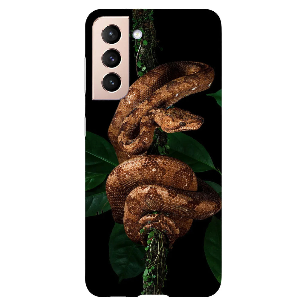 Husa compatibila cu Samsung Galaxy S21 Ultra model Boa Snake, Silicon, TPU, Viceversa - Viceversa