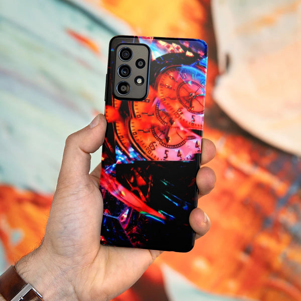 Husa compatibila cu Samsung Galaxy A73 5G model Broken Time, Silicon, TPU, Viceversa