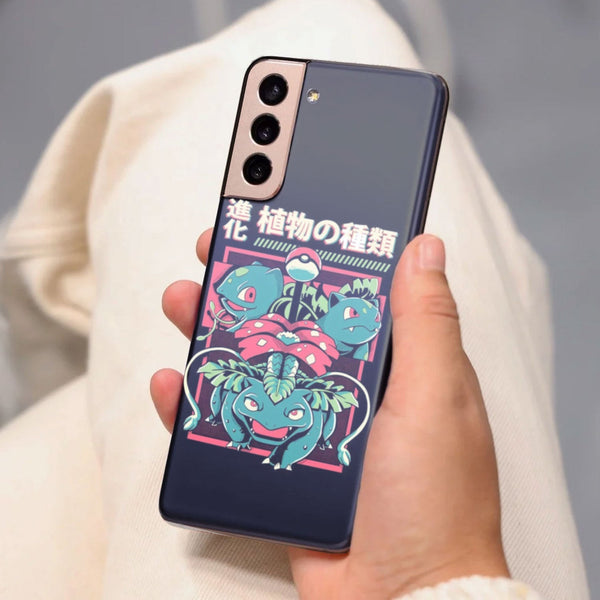 Husa compatibila cu Samsung Galaxy S21 FE model Bulbasaur evolutions, Silicon, TPU, Viceversa